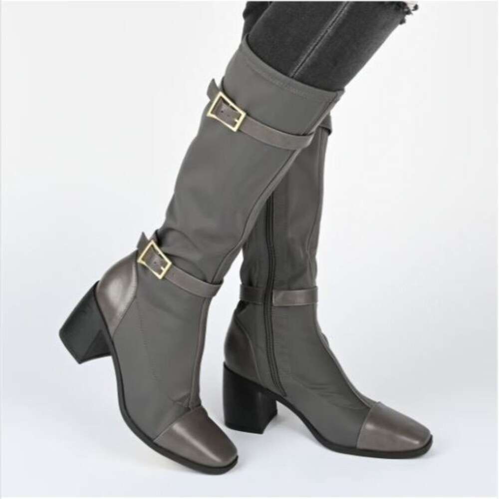 STORE CLOSING FRI JAN 23 NWT Journee Gaibree boots - size 9.5WC wide calf grey